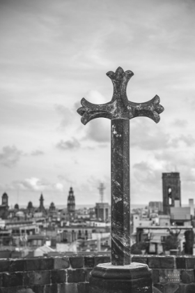 Picture of CATHEDRAL VIEW BARCELONA BW