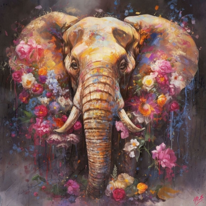 Picture of COLORFUL ELEPHANT I
