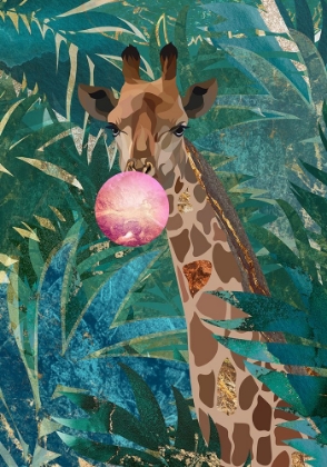 Picture of BUBBLEGUM GIRAFFE IN THE JUNGLE