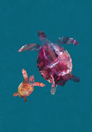 Picture of COLOURFUL TURTLES