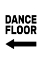 Picture of DANCE FLOOR ARROW LEFT