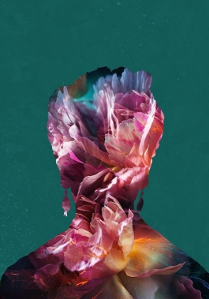 Picture of FRIDA FLORAL SILHOUETTE PORTRAIT
