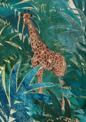 Picture of GIRAFFE IN THE JUNGLE