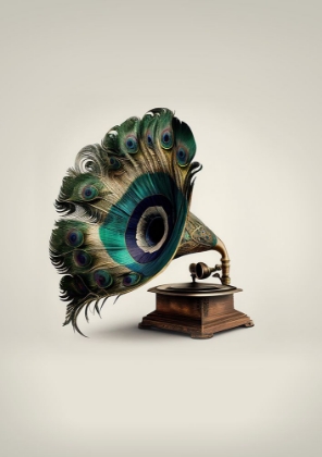 Picture of PEACOCK GRAMAPHONE