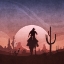Picture of COWBOY SUNSET