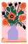 Picture of POPPY IN PURPLE VASE