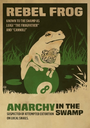 Picture of PRISONER FROG FUNNY POSTER