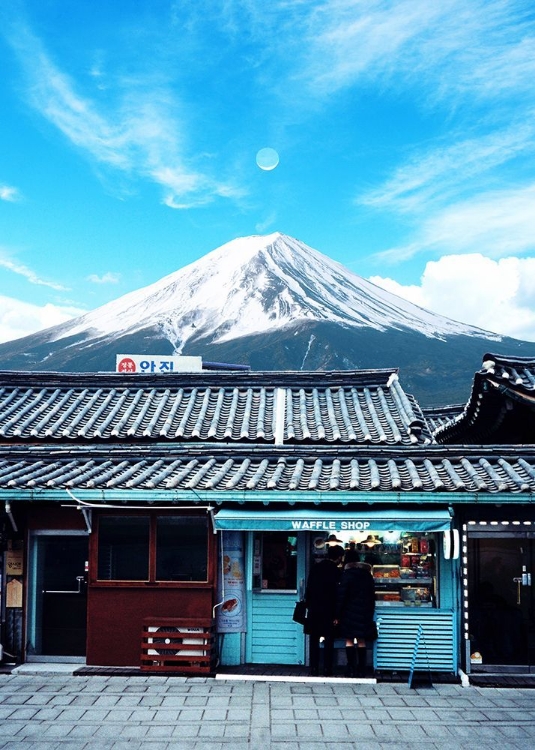 Picture of WAFFLE AND MT FUJI JAPAN