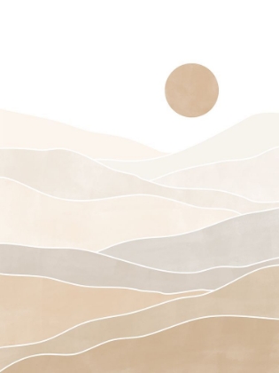 Picture of ABSTRACT BEIGE LANDSCAPE