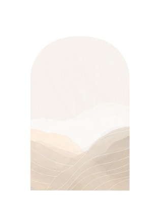 Picture of BEIGE ABSTRACT LANDSCAPE