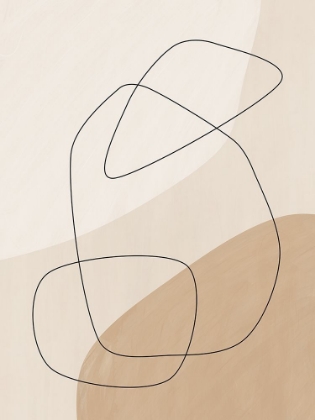 Picture of GRAPHIC SHAPES A LINES POSTER