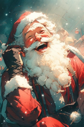 Picture of LAUGHING SANTA