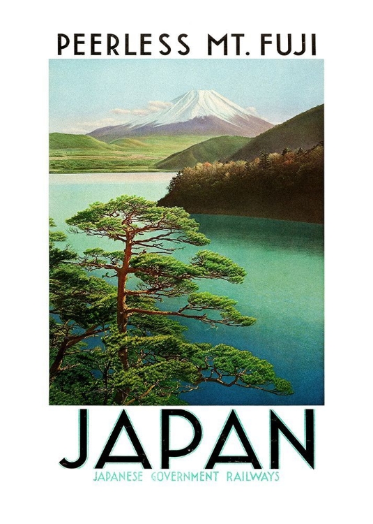 Picture of 1930S JAPAN TRAVEL POSTER JAPANESE GOVERNMENT RAILWAYS