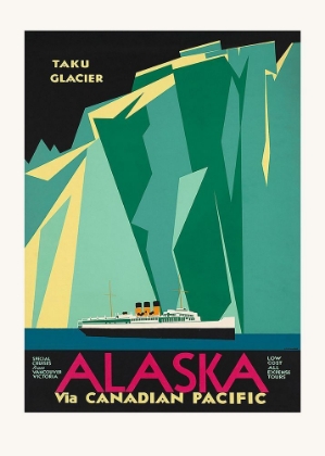 Picture of ALASKA VIA CANADIAN PACIFIC. TAKU GLACIER
