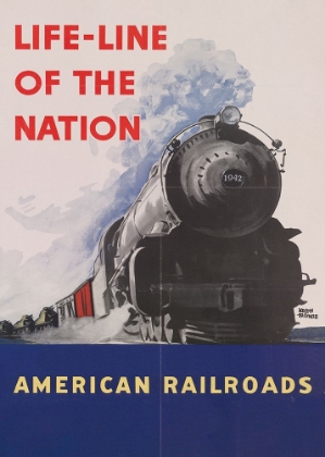 Picture of AMERICAN RAILROADS - LIFE LINE OF THE NATION