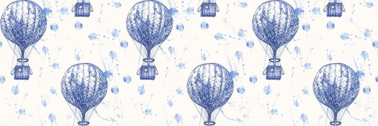 Picture of HLA013  HOT AIR BALLOOONS COBALT