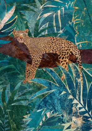 Picture of LAZY LEOPARD IN THE JUNGLE