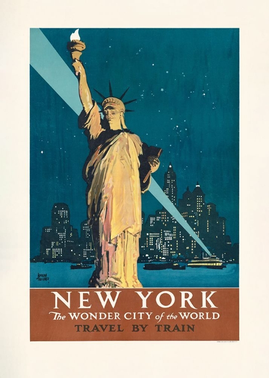 Picture of NEW YORK|THE WONDER CITY OF THE WORLD TRAVEL BY TRAIN (1927)