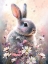 Picture of RABBIT AND FLOWERS 2