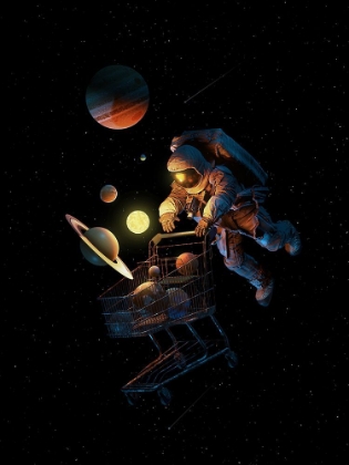 Picture of SPACE CART PRINT