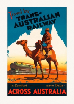 Picture of TRANS AUSTRALIAN RAILWAY POSTER