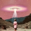 Picture of BEAM ME UP BARBIE 2 COLLAGE ART