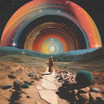Picture of INTO THE UNKNOWN 2 SPACE COLLAGE ART