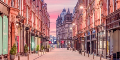 Picture of LEEDS TOWN CENTER AT SUNRISE