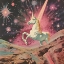 Picture of MAGIC UNICORN COLLAGE ART
