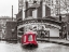 Picture of NARROW CANAL WITH SMALL BOATS IN BIRMINGHAM, UK