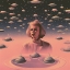 Picture of PINK SPACE BARBIE COLLAGE ART