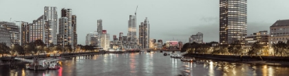 Picture of RIVER THAMES THROUGH CITY OF LONDON IN EVENING