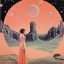Picture of SURREAL GEOMETRIC COLLAGE ART IN SPACE