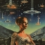 Picture of TAKE ME TO YOUR LEADER SPACE COLLAGE ART