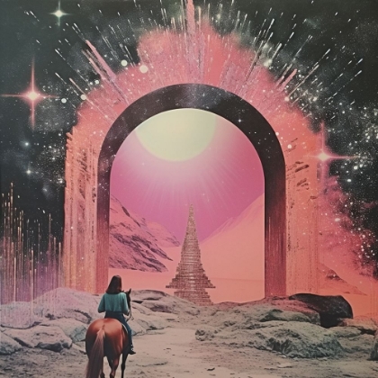 Picture of THROUGH THE PORTAL COLLAGE ART