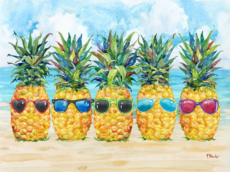 Picture of COOL KONA PINEAPPLE HORIZONTAL - BEACH