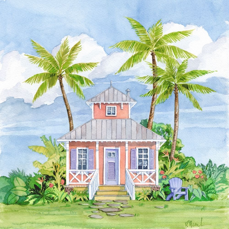 Picture of TROPICAL COTTAGE I