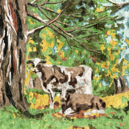 Picture of COWS UNDER A TREE I