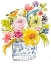 Picture of FLORAL WITH BIRD I