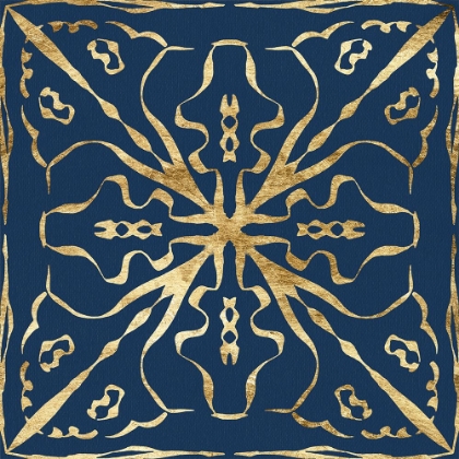 Picture of MOTIF ON BLUE III