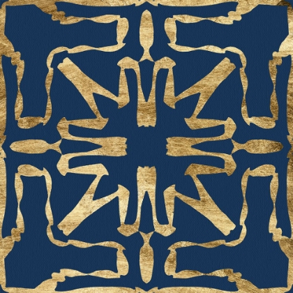 Picture of MOTIF ON BLUE VII