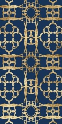 Picture of MOTIF ON BLUE XI