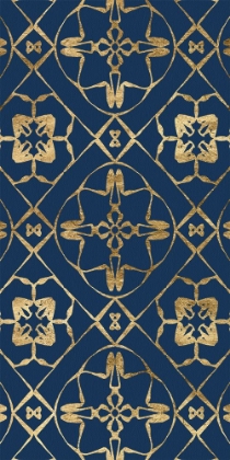 Picture of MOTIF ON BLUE XIII