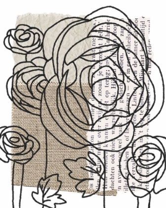 Picture of DRAWN FLOWERS II