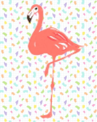 Picture of FLAMINGO PIXEL PARTY I