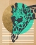 Picture of GOLD GEOMETRIC GIRAFFE I