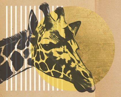 Picture of GOLD GEOMETRIC GIRAFFE II