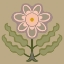 Picture of GRAPHIC FOLK FLOWER III
