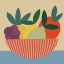 Picture of GRAPHIC FRUIT BOWL II