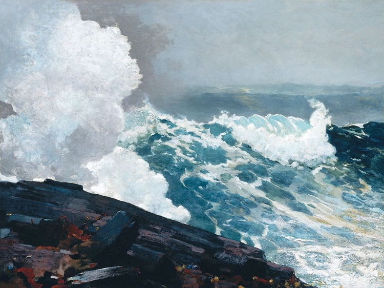 Picture of HOMERS CRASHING WAVES III